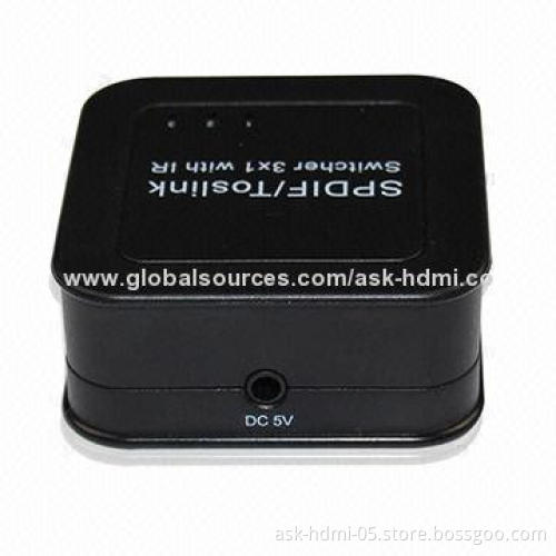 Optical/Toslink 3-In 1-Out Switch